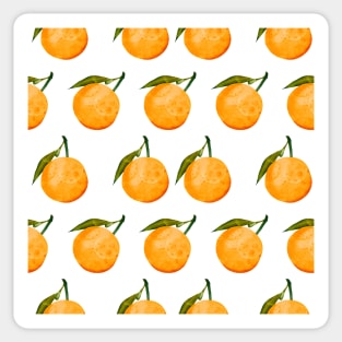 Orange Pattern Sticker